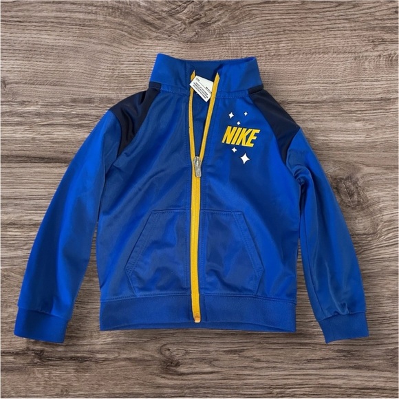 Nike Royal Blue Tracksuit with Yellow Highlights - Picture 2 of 6